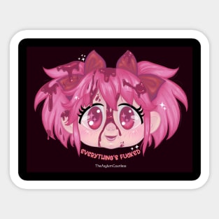 Everything's F#@ked - Magical Girl Sticker